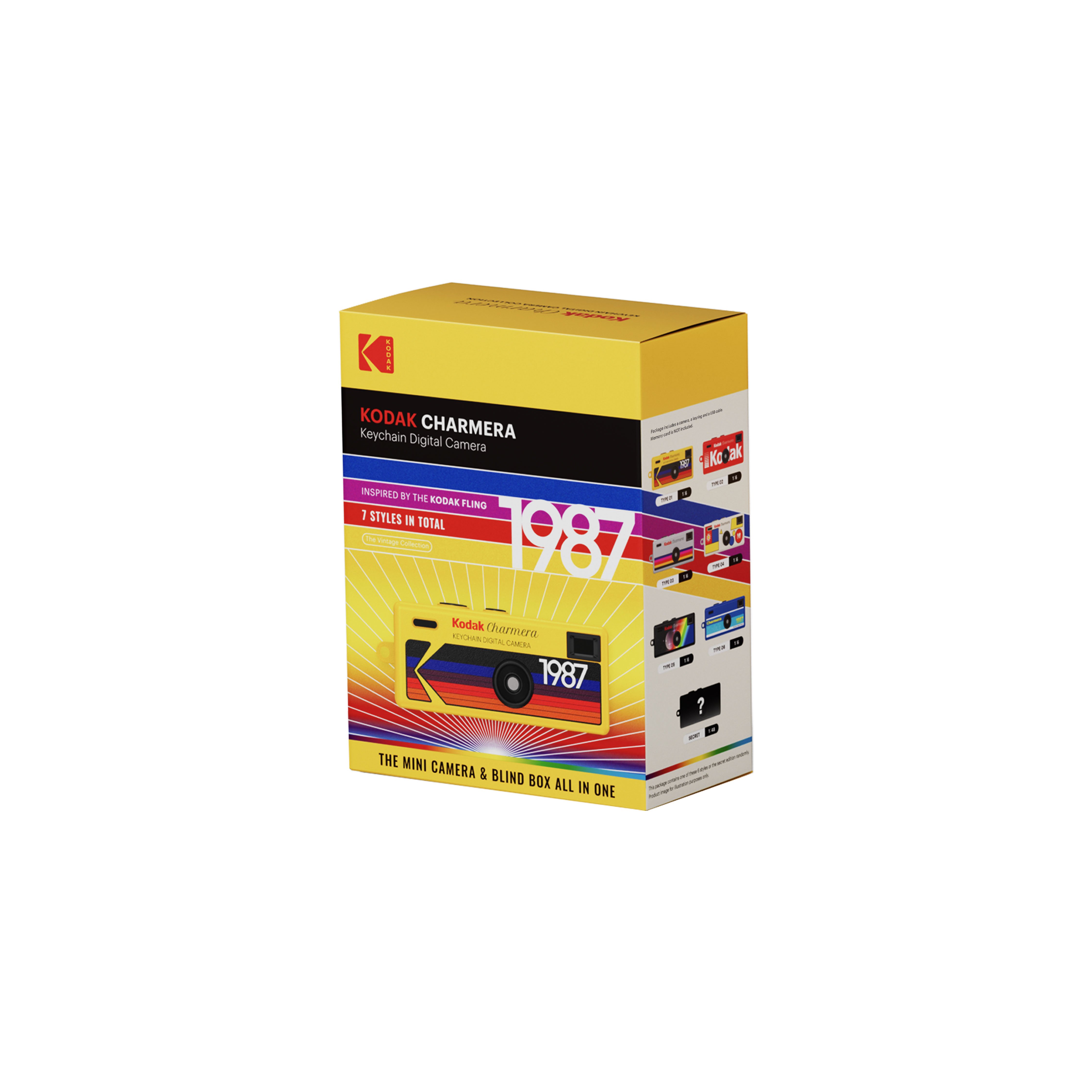 Kodak Charmera Keychain Digital Camera (Random Style Blind Box)
