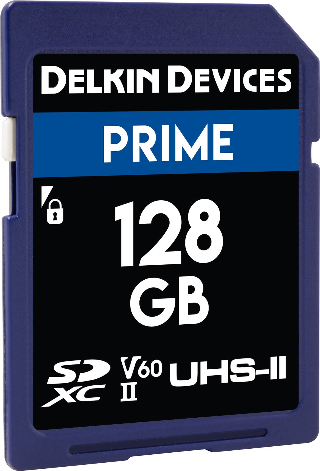 Delkin-Devices 128GB SDXC UHS-II U3 V60 Prime Memory Card