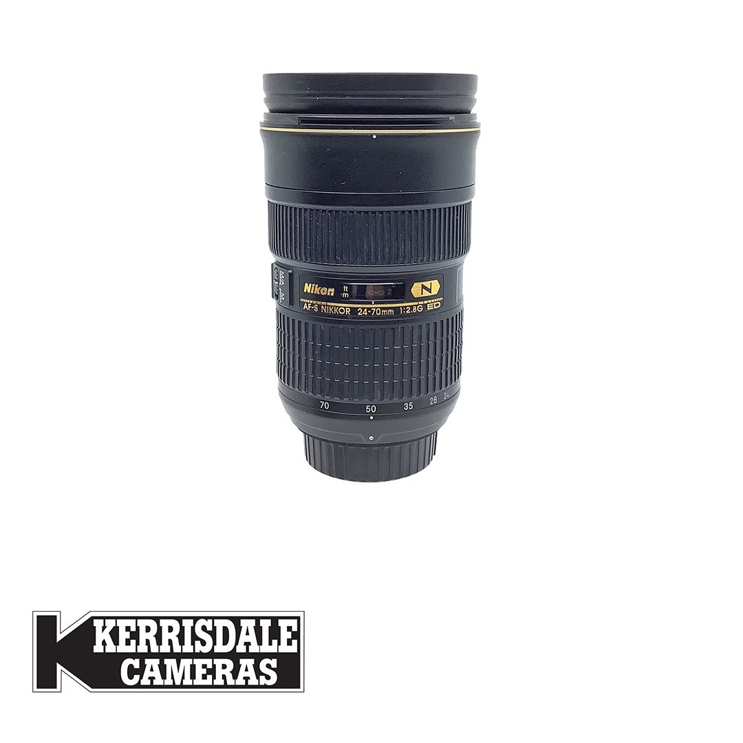Nikon-Used 24-70mm F2.8 AFS G ED – Fair Condition - Zoom Slightly Gritty - Nikon FX Mount – Used # 587.22008100