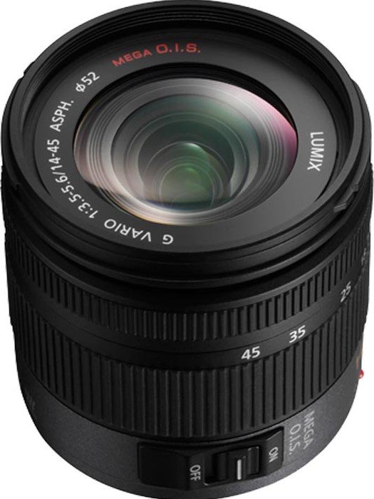 Panasonic-Lumix LUMIX G VARIO Standard zoom lens 14-45mm / F3.5-5.6 ASPH. / MEGA O.I.S