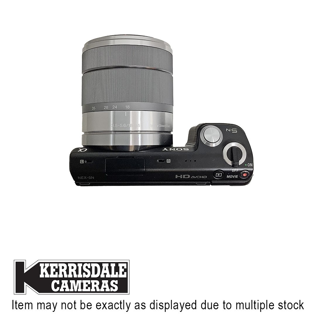 Sony-Used NEX-5N With 18-55 (Black/Silver) - 16MP - Good Condition - Sony E Mount - Used # 587.21930602X