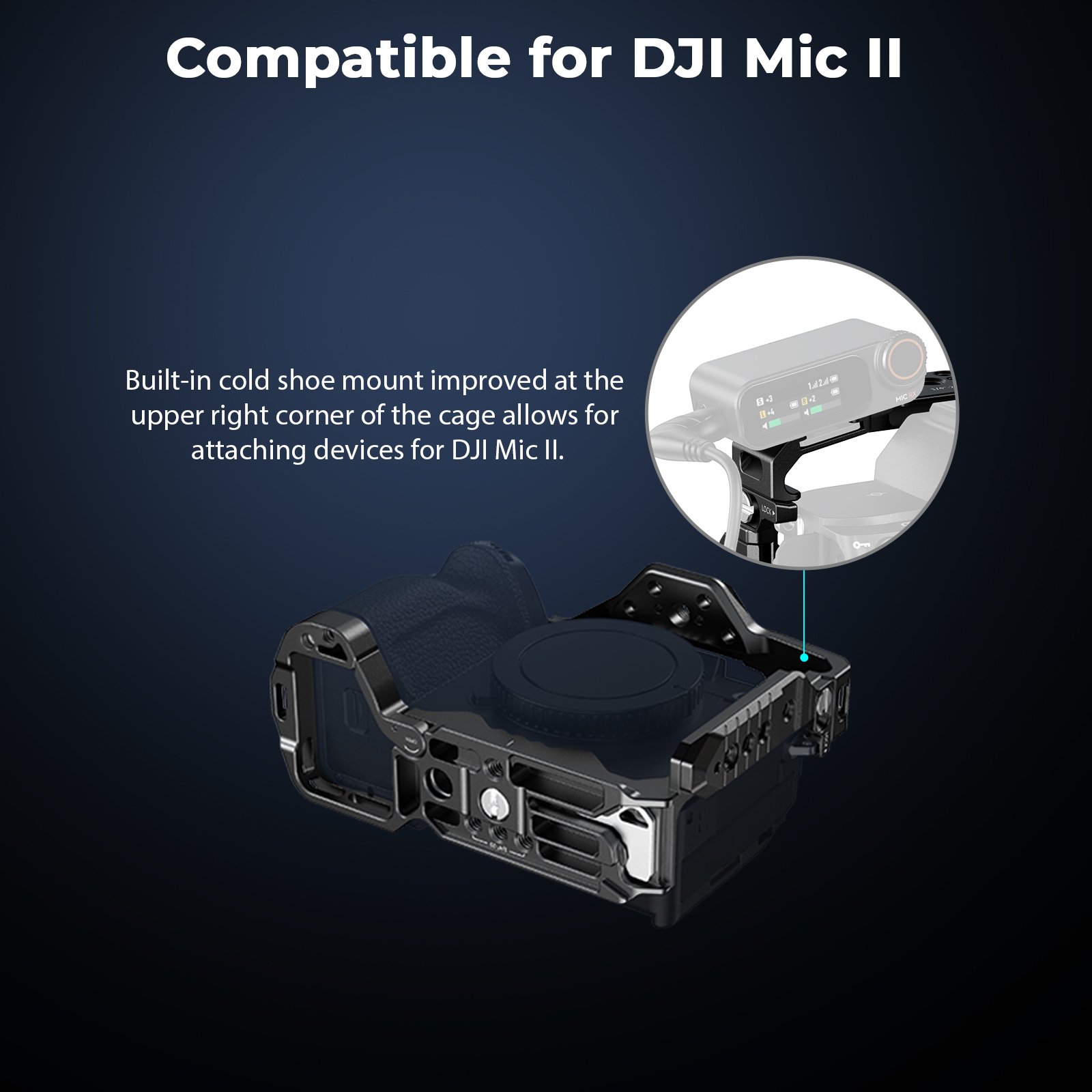 Smallrig Full Camera Cage for Sony A7 V / A7R V / A7 IV / A7S III / A1 / A7R IV #3667C