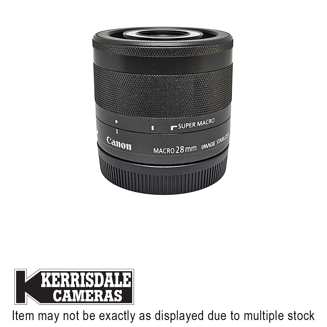 Canon-Used 28mm F3.5 Macro IS STM - Good Condition - Canon EFM Mount -  Used # 587.156A28M
