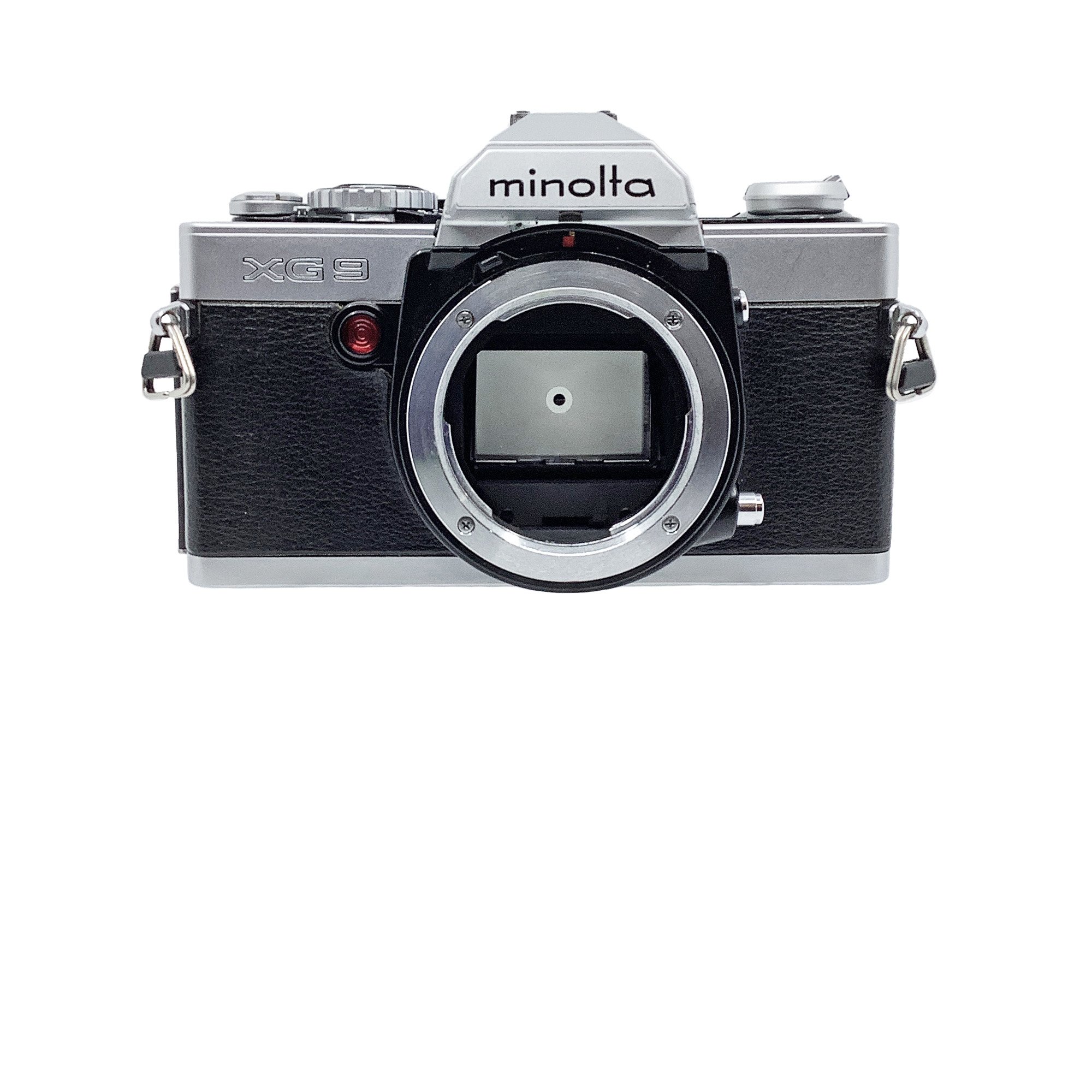 Minolta-Used XG9 Body - Fair Condition - Small Crack On Top Plate - Minolta MD Mount - 35mm Film SLR - Used # 587.22201104