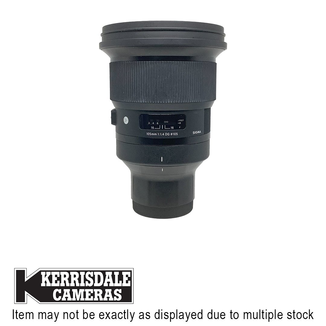 Sigma-Used 105mm F1.4 ART DG - Good Condition - Sony FE Mount - Used # 587.21101501X