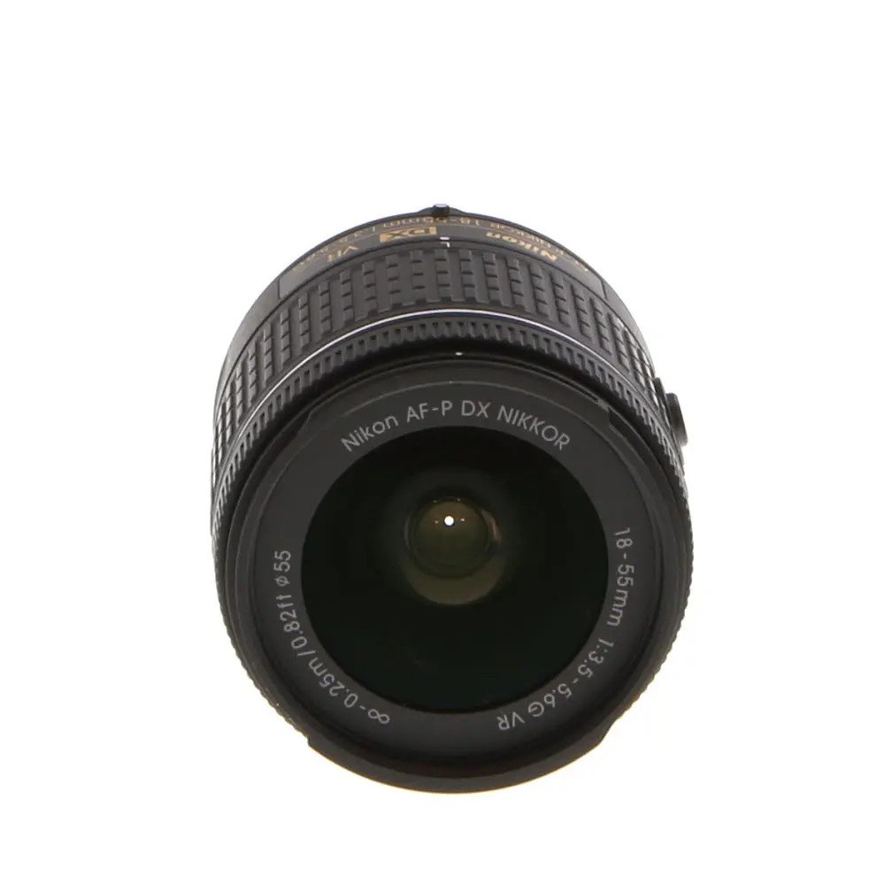 Nikon AF-P DX Nikkor 18-55mm f/3.5-5.6 G VR Autofocus APS-C Lens used