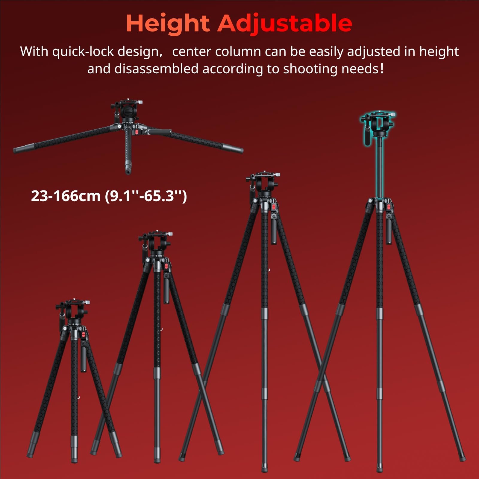Smallrig x Potato Jet TRIBEX Hydraulic Tripod Kit #5305