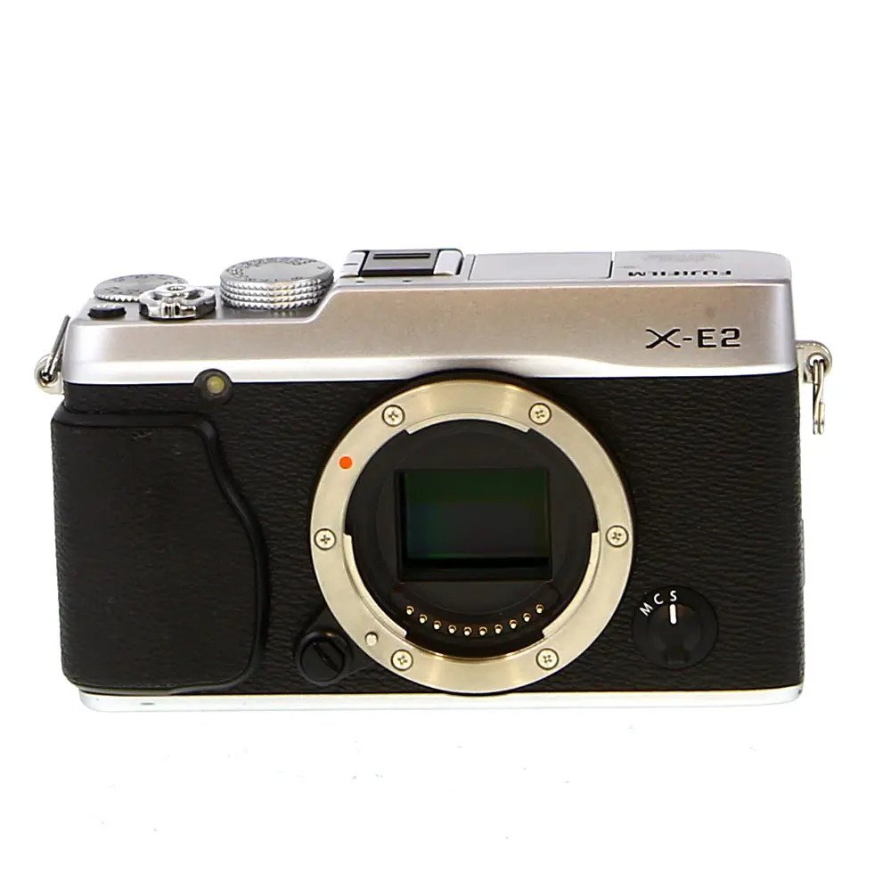 Fujifilm X-E2 Mirrorless Camera Body, Silver {16.3MP} used