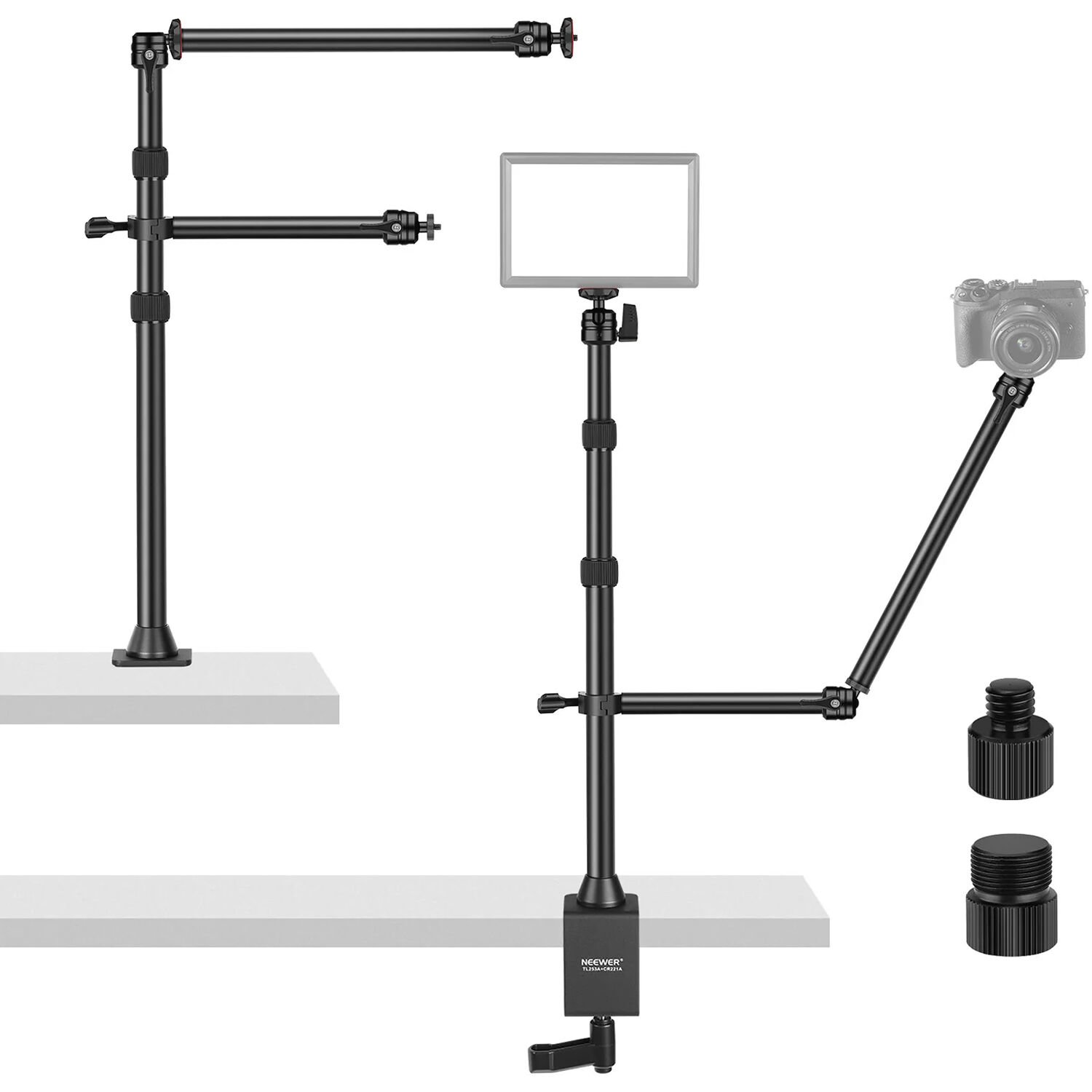 Neewer TL253A+CR221A Camera Mount Stand