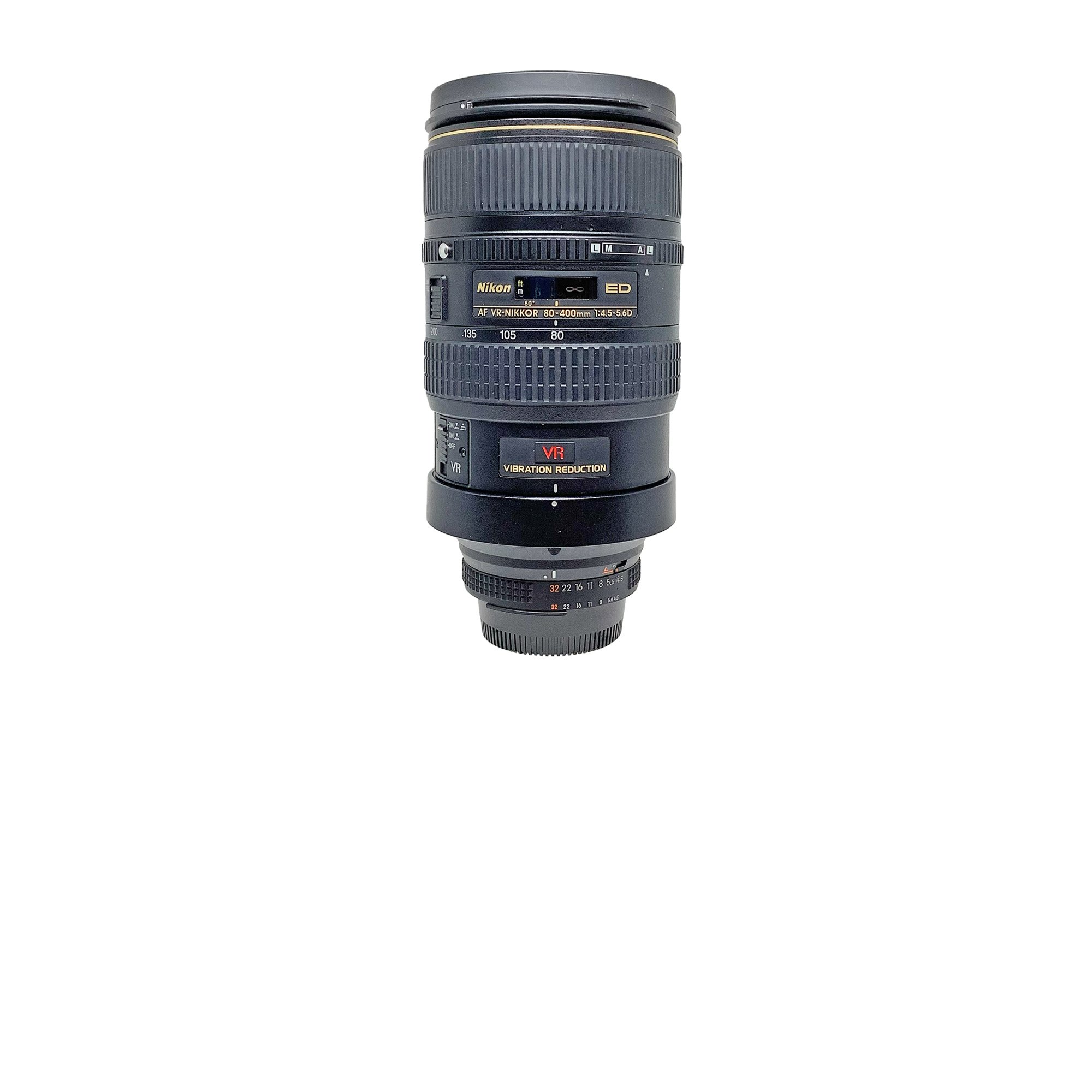 Nikon-Used 80-400mm F4.5-5.6 AFD VR - Fair Condition - Wear And Dusty - Nikon FX Mount – Used # 587.22316601X