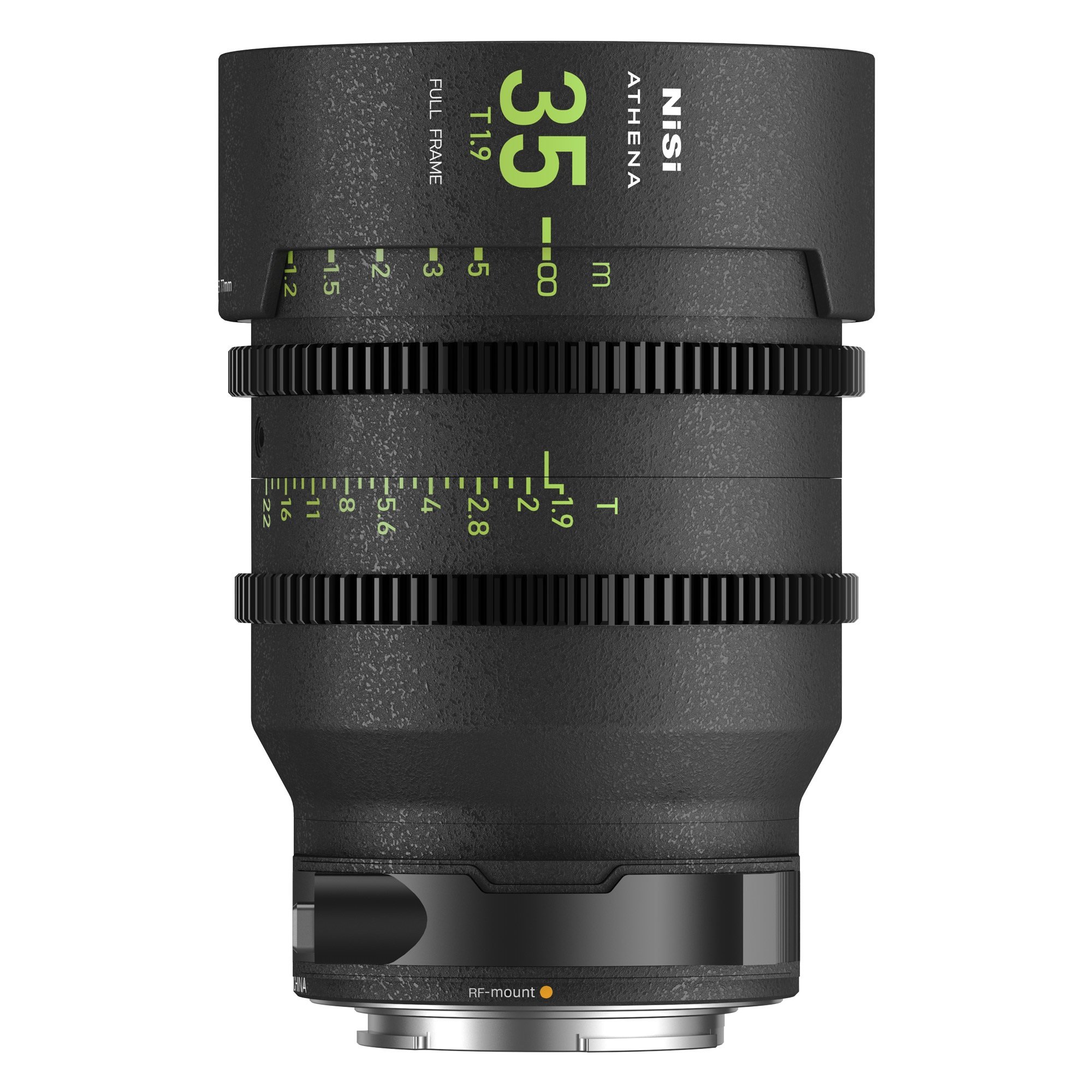 Nisi ATHENA PRIME Full Frame Cinema Lens Kit with 5 Lenses - 14mm T2.4 - 25mm T1.9 - 35mm T1.9 - 50mm T1.9 - 85mm T1.9 with Hard Case