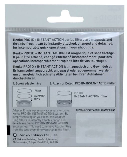 Kenko 55mm PRO1D+ Instant Action Adapter Ring