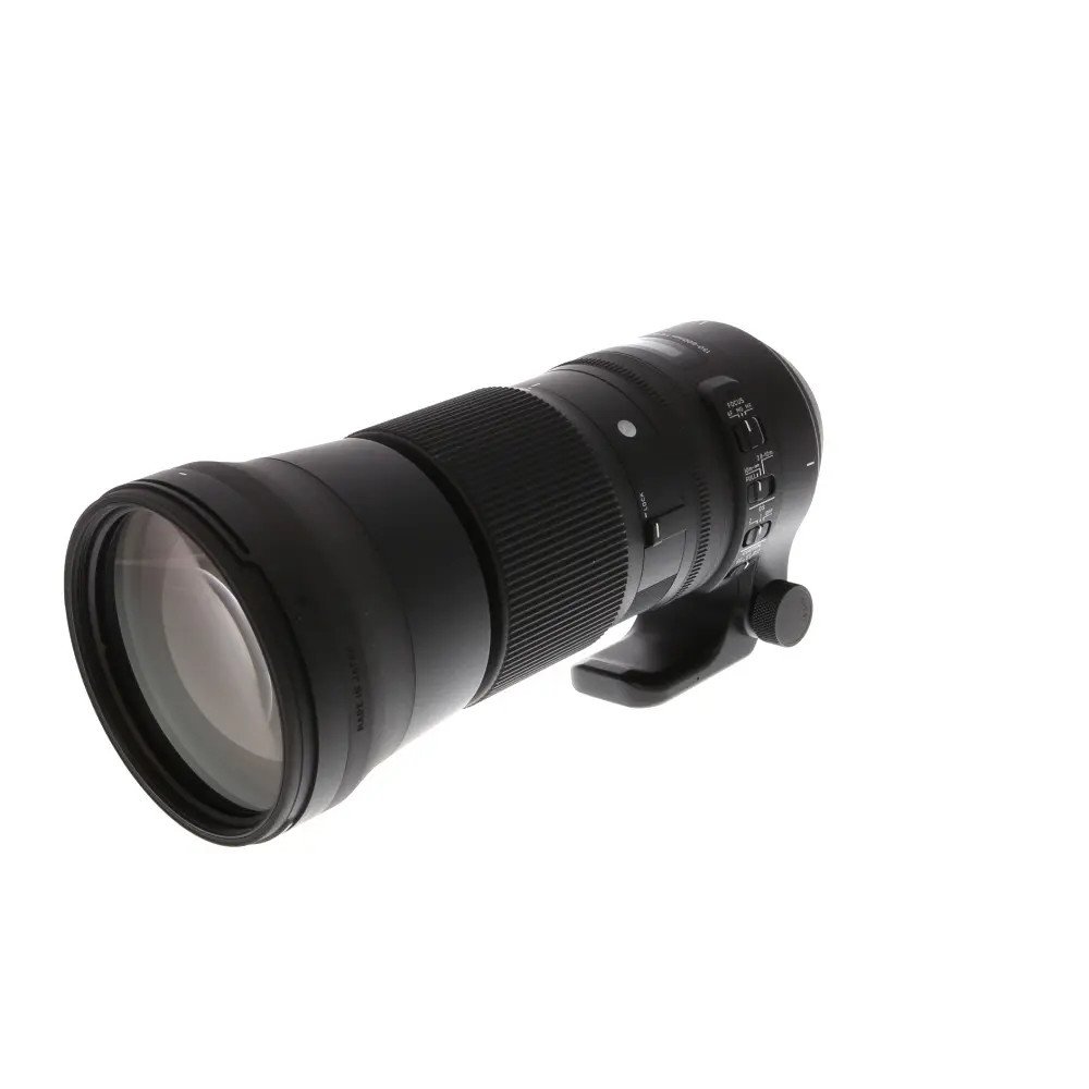 Nikon Sigma 150-600mm f/5-6.3 DG OS HSM C (Contemporary) Lens for F-Mount {95} with TS-71 Tripod Collar/Foot used