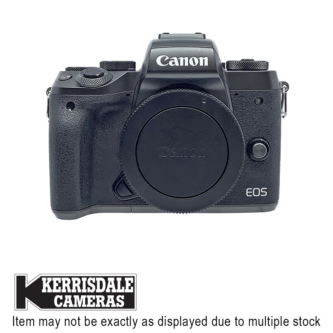Canon-Used M5 Body (Black) – 24 MP 4K Touchscreen WiFi - Good Condition - Canon EFM Mount – Used # 587.CAM5