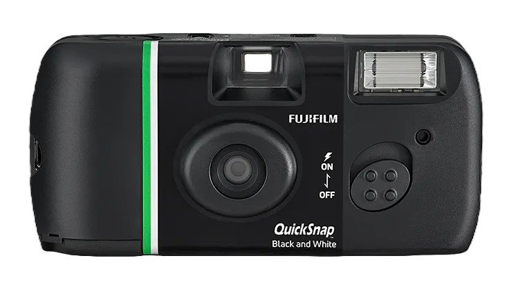 Fujifilm QuickSnap Black and White Camera - 27 Exposures