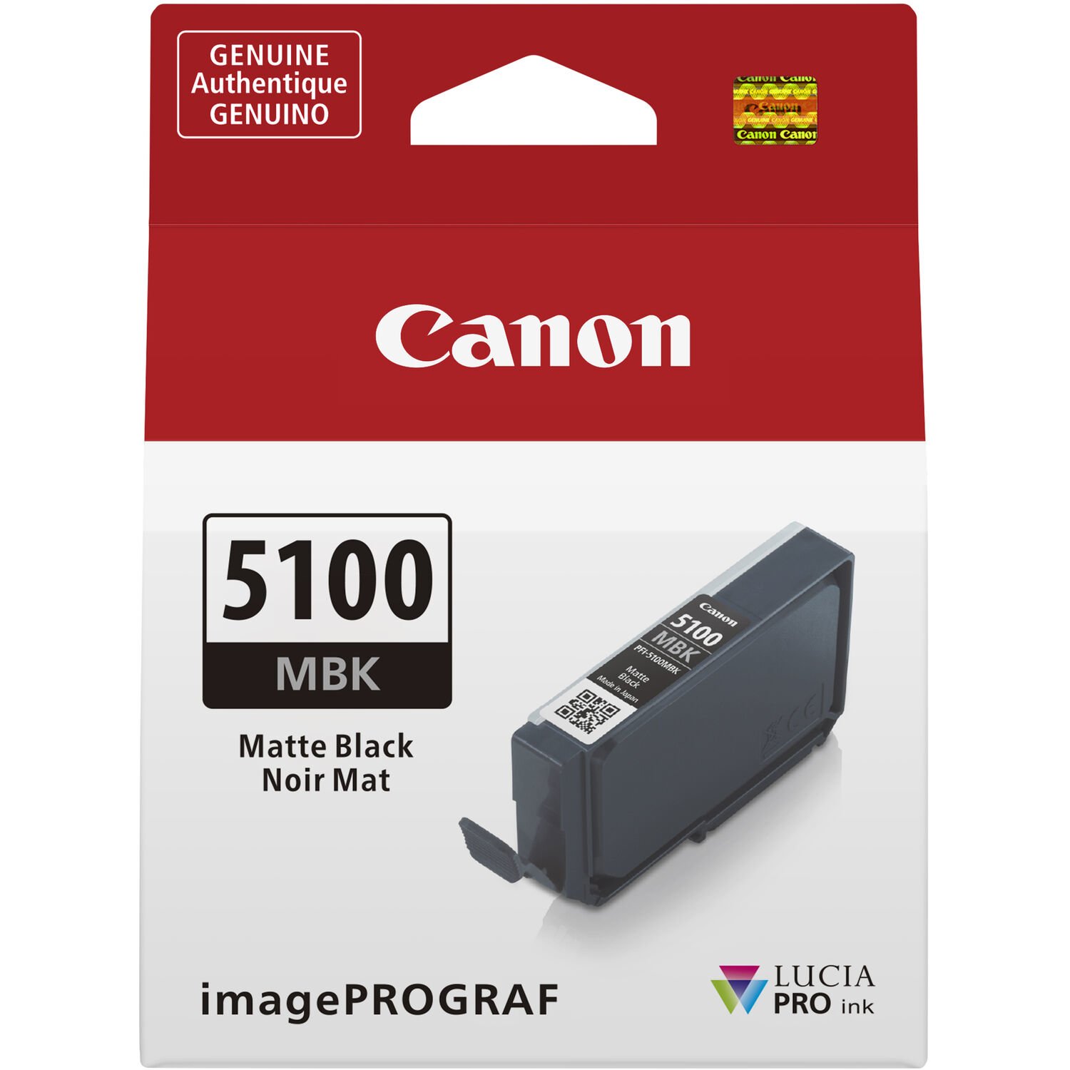 Canon PFI-5100 Ink Tank - Matte Black