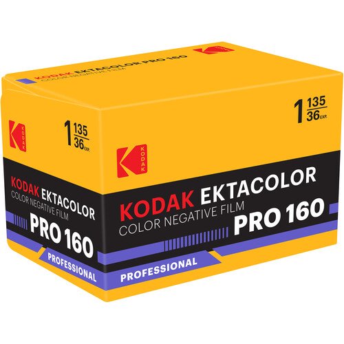 Kodak EKTACOLOR PRO 160 Color Negative Film - 35mm Roll - 36 Exposures