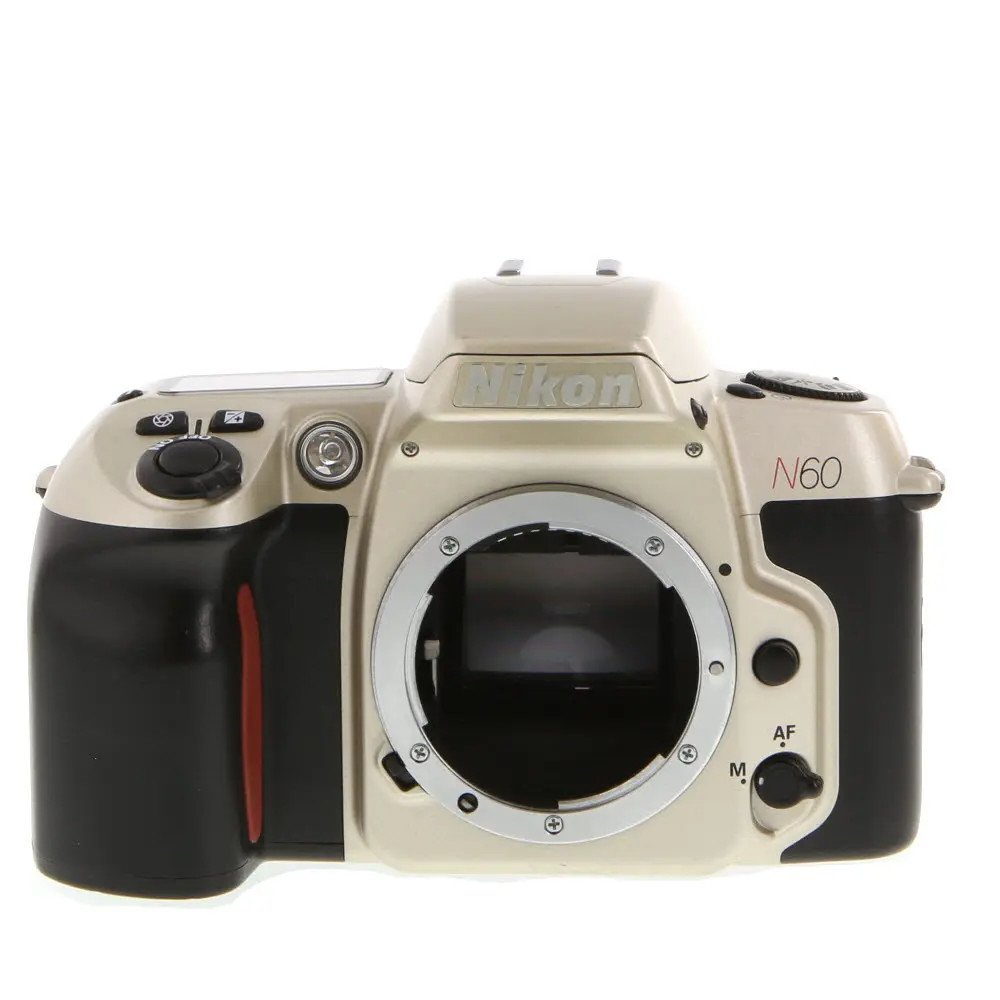 Nikon N60 Silver 35mm Camera Body used
