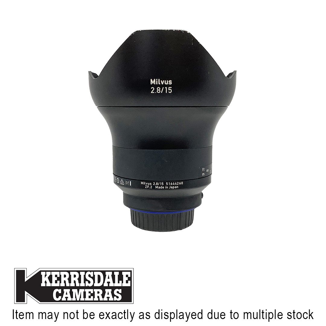 Zeiss-Used 15mm F2.8 Milvus T* (MF) - Good Condition - Nikon FX Mount - Used # 587.16110802X