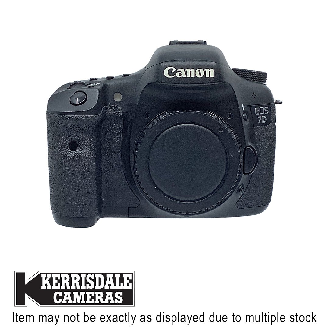 Canon-Used 7D Body – 18 Megapix 3" LCD – Good Condition - Canon EFS Mount - Used # 587.CA7D