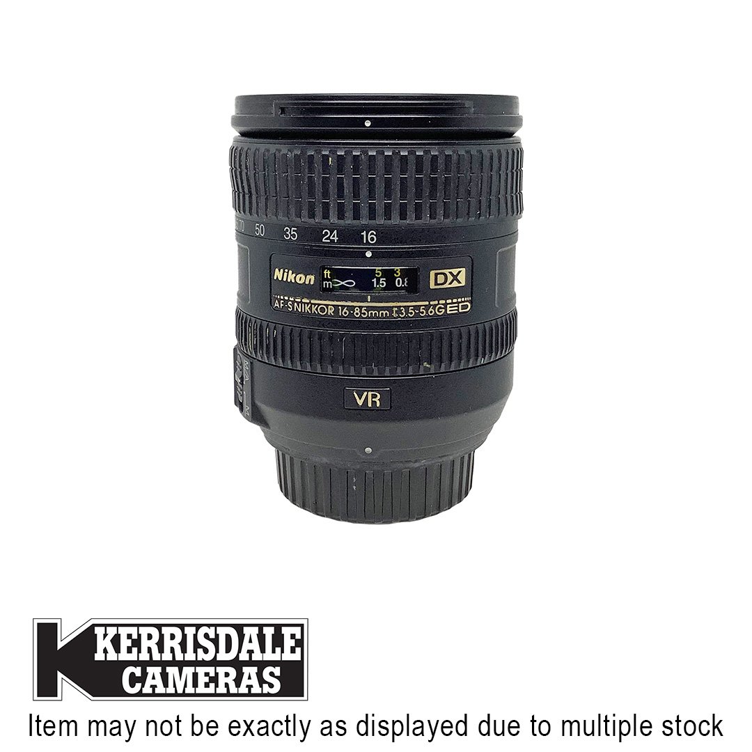 Nikon-Used 16-85mm F3.5-5.6 VR ED – Fair Condition - Stretched Rubber - Nikon F DX Format – Used # 587.20507500X