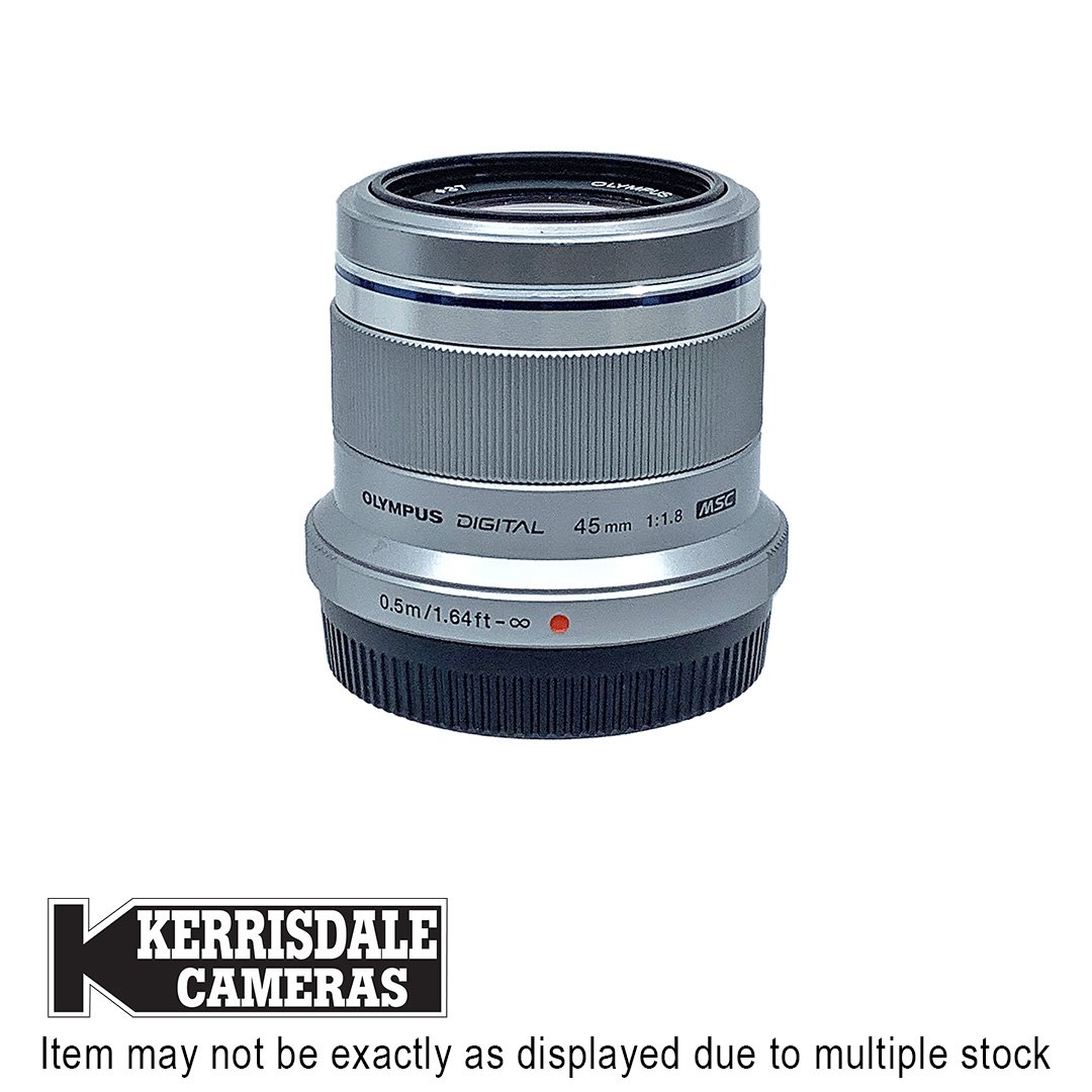 Olympus-Used 45mm F1.8 (Silver) – Good Condition - Micro Four Thirds Mount – Used # 587.166A45S