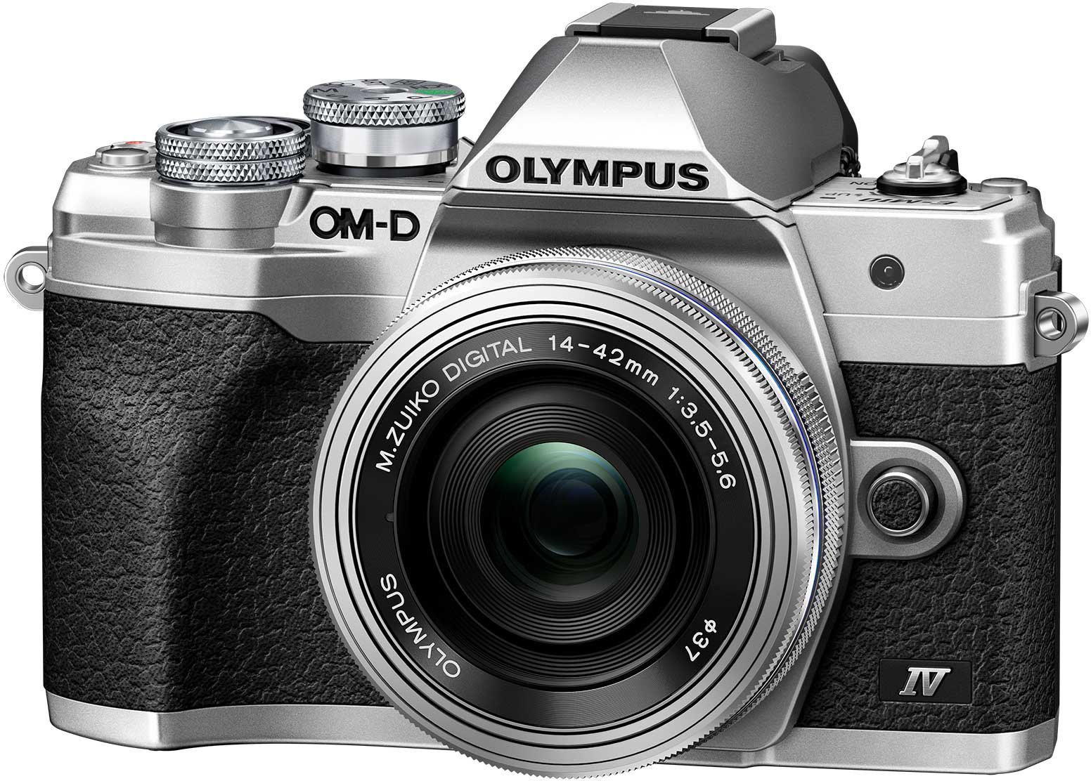 Olympus OM-D E-M10 Mark IV System Camera with M. Zuiko ED 14-42mm