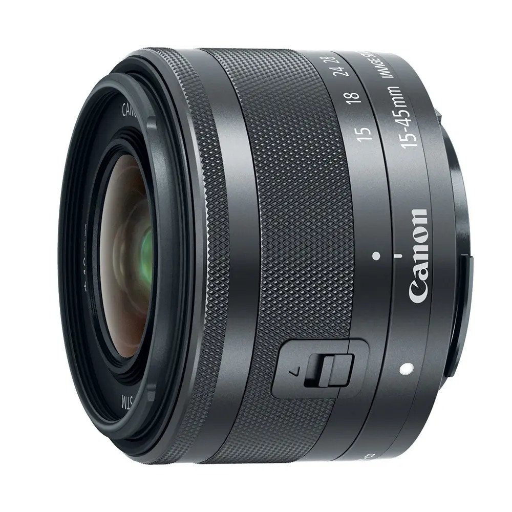 Canon 15-45mm f/3.5-6.3 IS STM Lens for EF-M Mount, Graphite Black {49} used