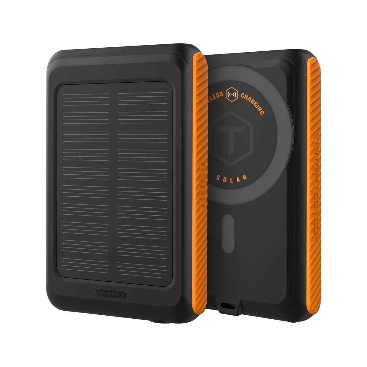 Tough-Tested ROC5 5,000mAh MagSafe Solar Power Bank & Wireless Charger