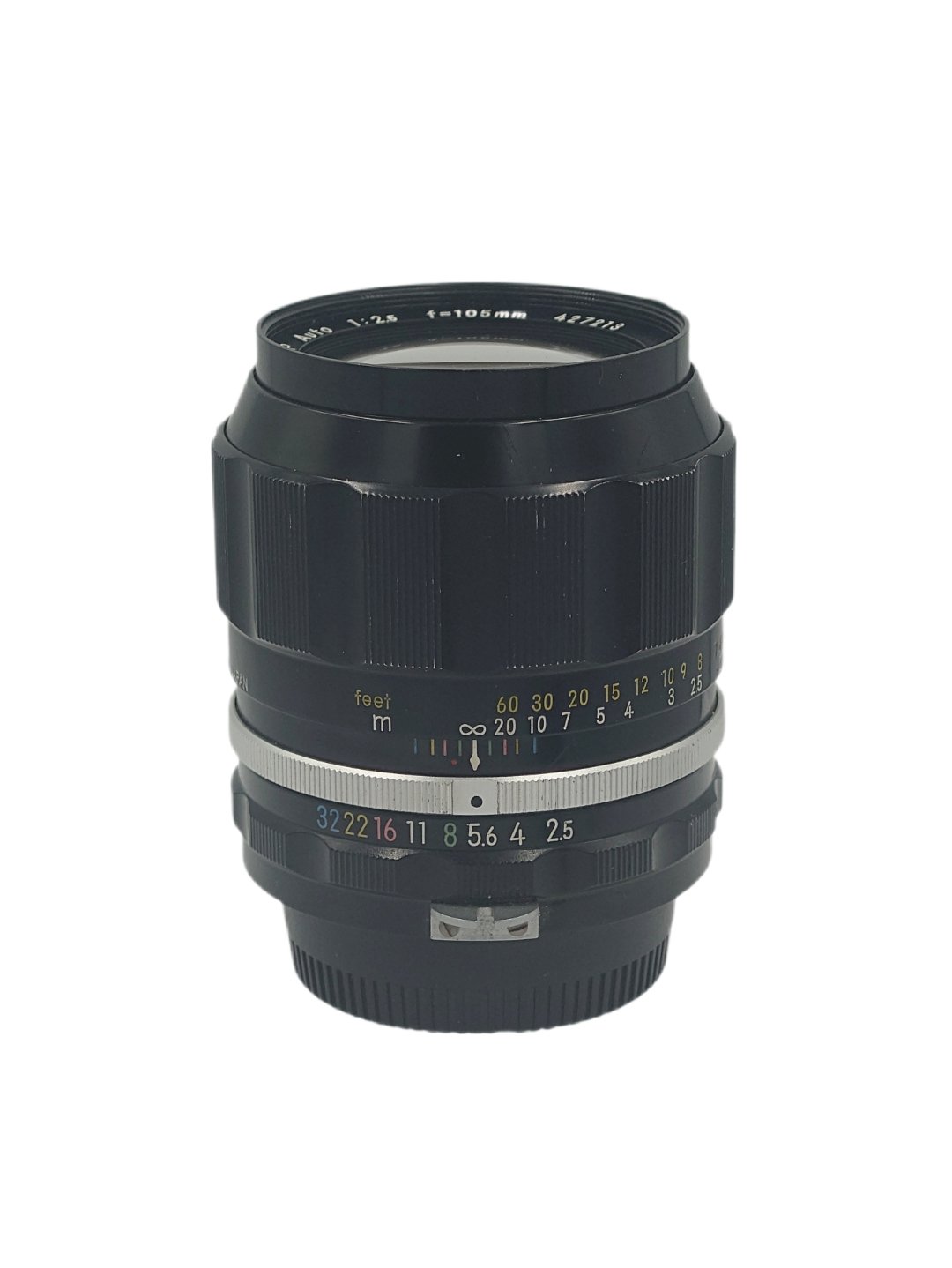 Nikon Telephoto 105mm f/2.5 Nikkor-P Manual Focus Lens used