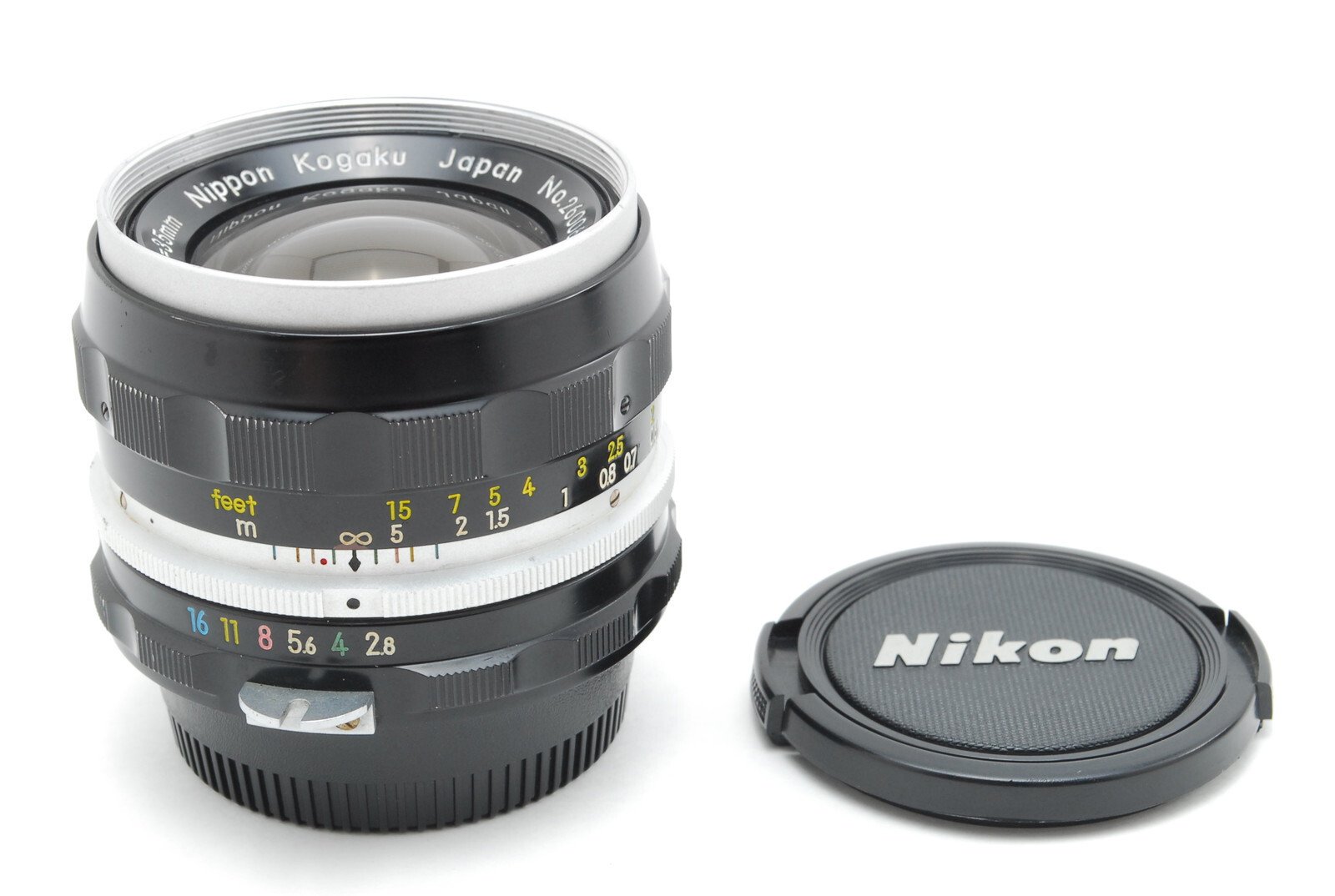 Nikon Nikkor-S Nippon Kogaku 35mm f/2.8 Lens used