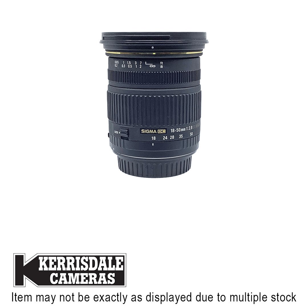 Sigma-Used 18-50mm F2.8 EX DC HSM – Fair Condition - Small Scratch - Canon EFS Mount – Used # 587.22104102