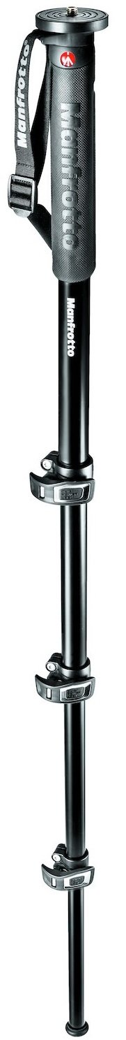 Manfrotto XPRO Monopod+ Four-Section Aluminum Photo Monopod