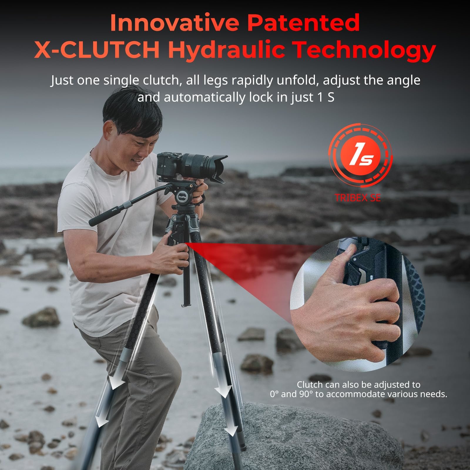 Smallrig x Potato Jet TRIBEX Hydraulic Tripod Kit #5305