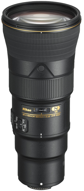 ニコン AF-S NIKKOR 500mm f/5.6E PF ED VR Nikon AF-S NIKKOR 500mm F5.6E PF ED VR - The Photo Center
