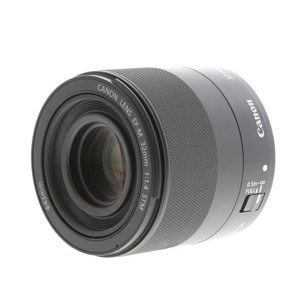 Canon 32mm f/1.4 STM Lens for EF-M Mount, Graphite Black used