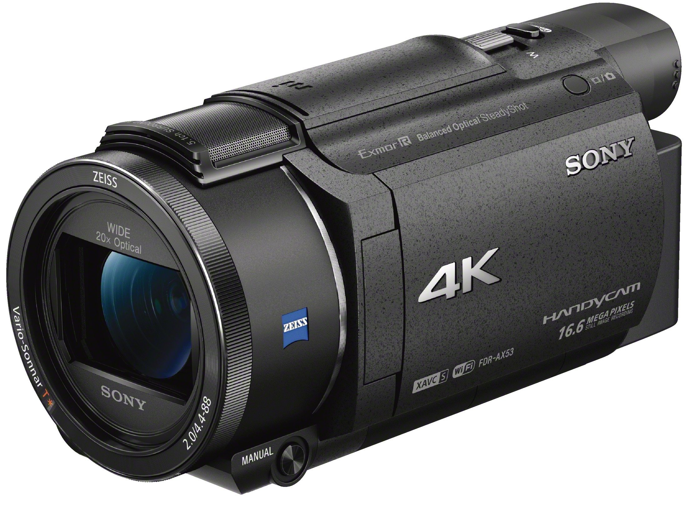 Sony AX53 4K Handycam with Exmor R CMOS Sensor - FDR-AX53 - The