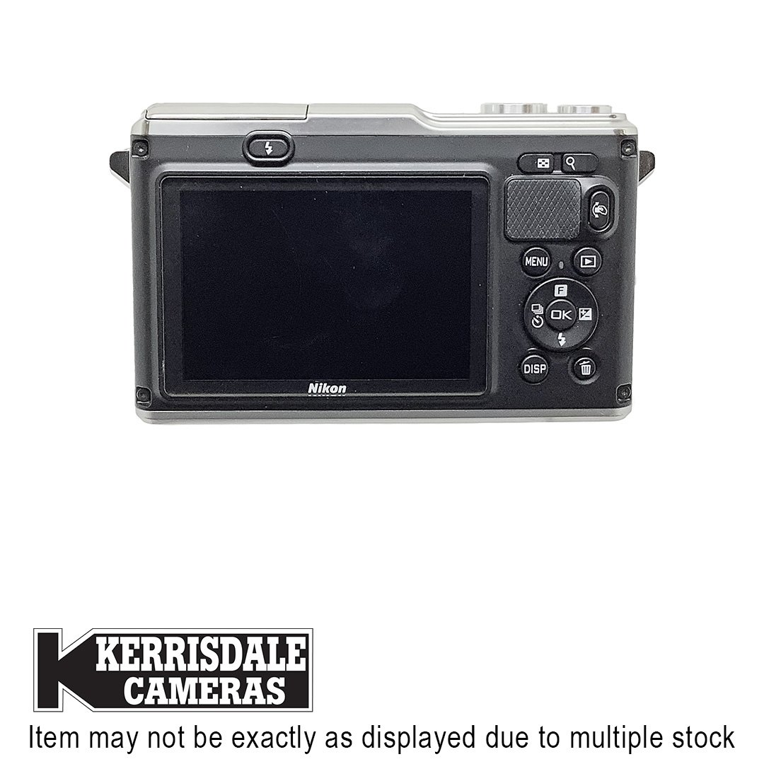 Nikon-Used AW1 With 6.7-13mm (Silver) BODY WP LENS IS NOT – 14MP 1" Sensor – Good Condition - Nikon 1 Series Mount – Used # 587.22110603X