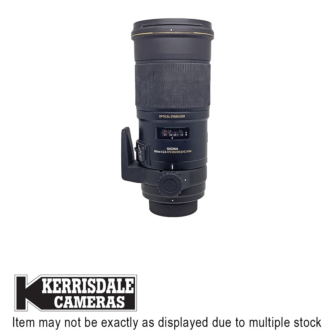 Sigma-Used 180mm F2.8 Macro OS DG HSM - Good Condition - Nikon FX Mount - Used # 587.21431500X