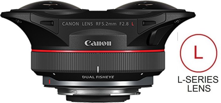 Canon RF 5.2mm F2.8 L Dual Fisheye - Pitman Photo Supply