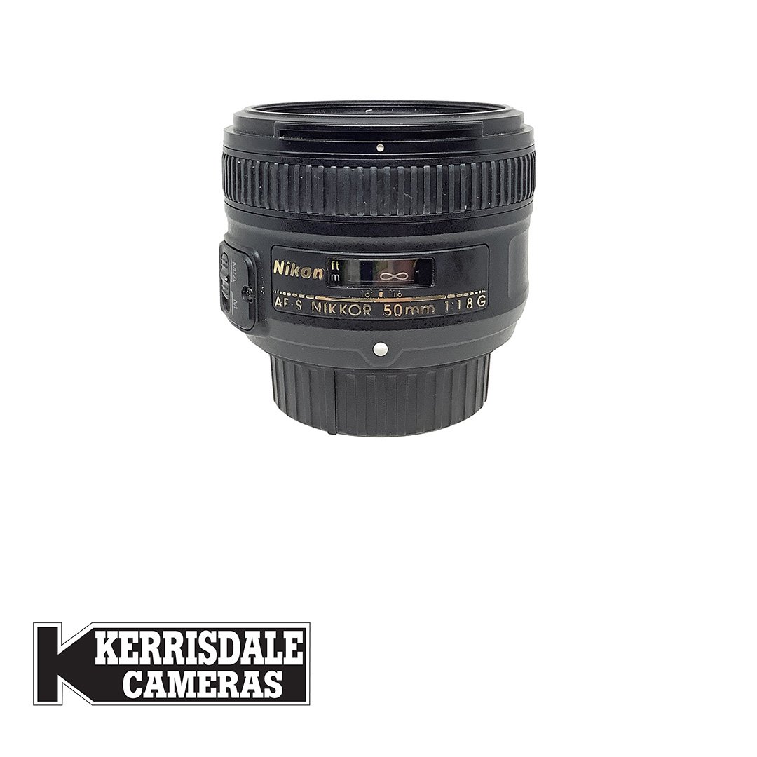 Nikon-Used 50mm F1.8 AFS G – Fair Condition - Cosmetic Wear - Nikon FX Mount – Used # 587.22114600X