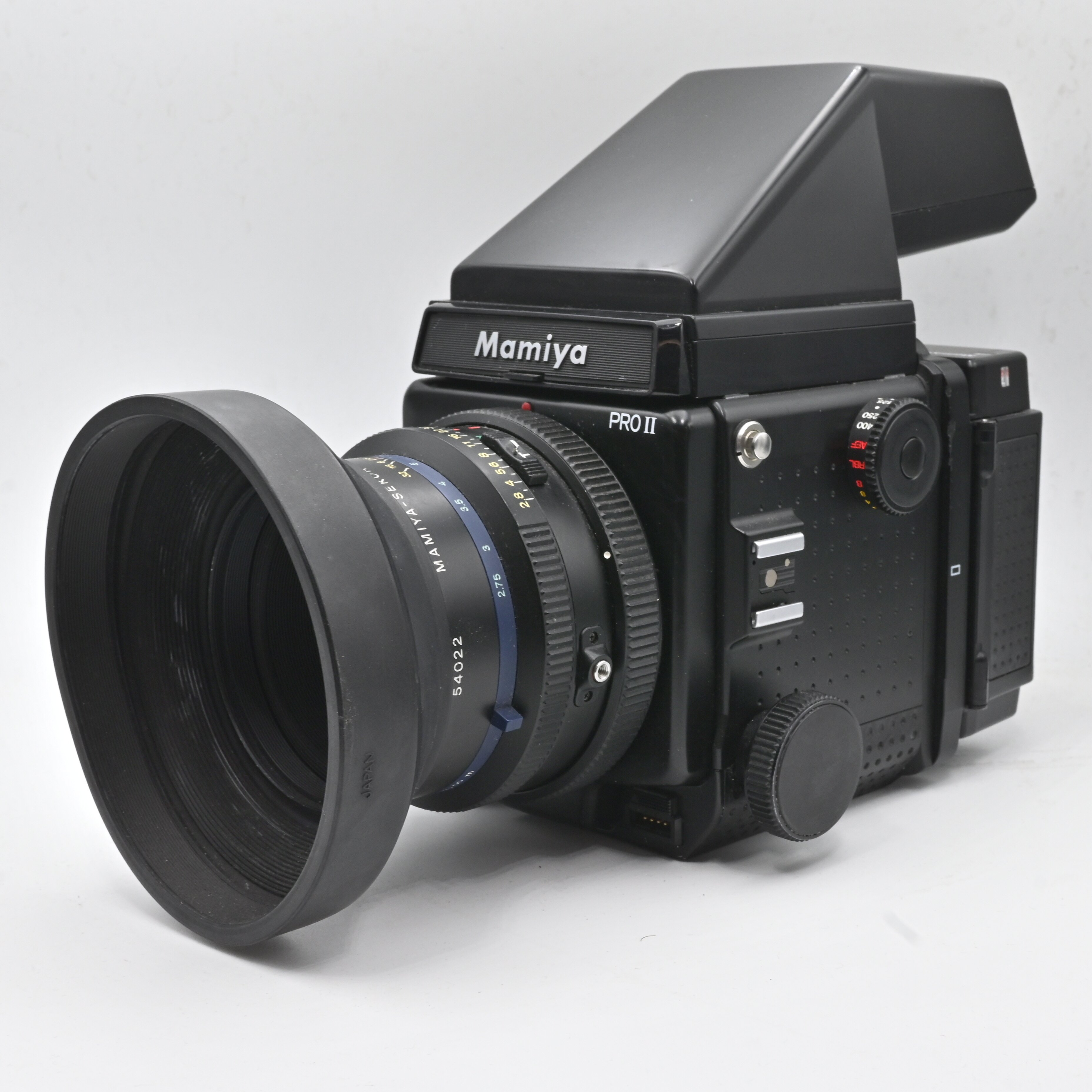 Mamiya RZ67 PRO II BODY W/ Prism Finder,110mm LENS, 120 BACK - The