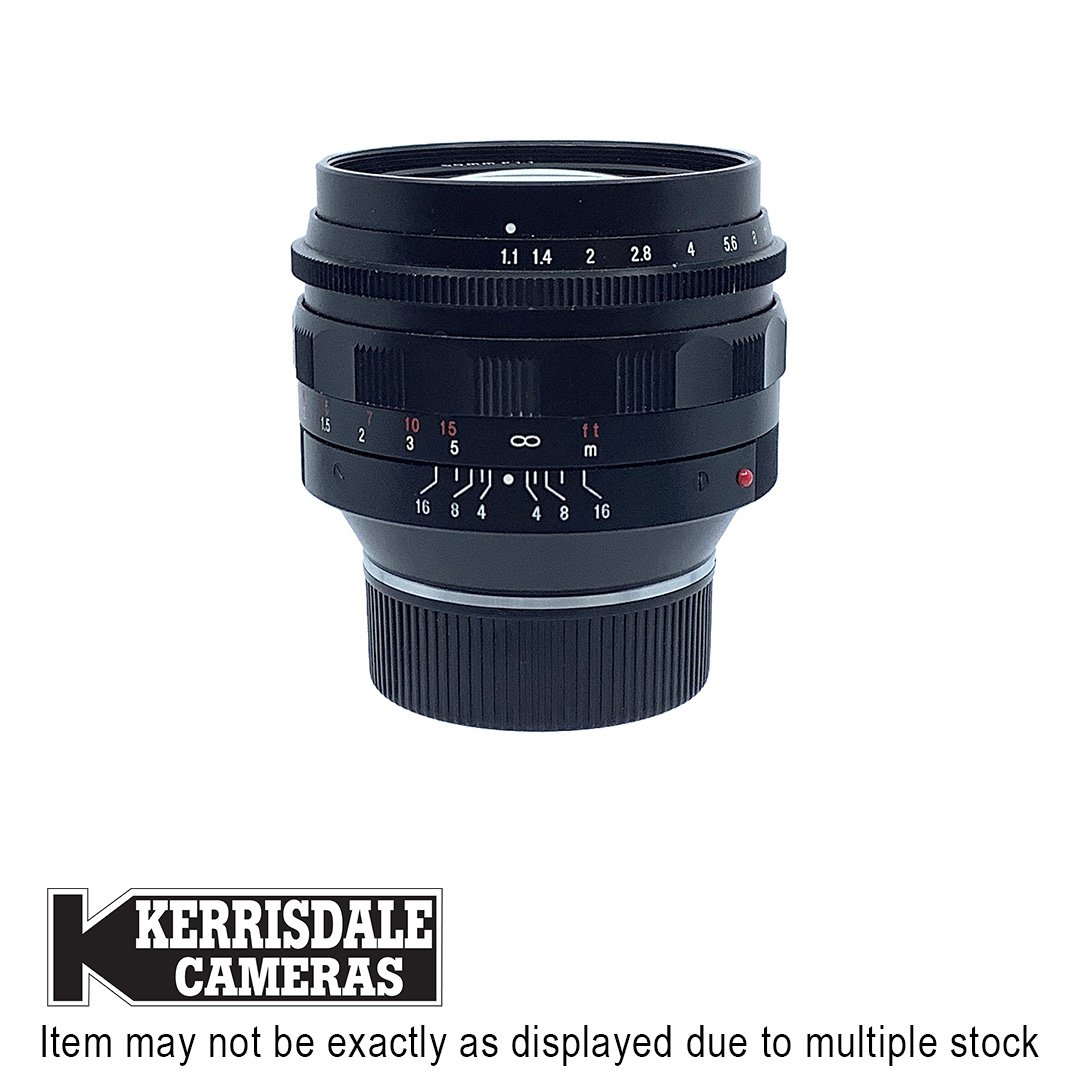 Voigtlander-Used 50mm F1.1 Nokton (MF) - Fair Condition - Light Haze - Leica M Mount - Used # 587.21605100