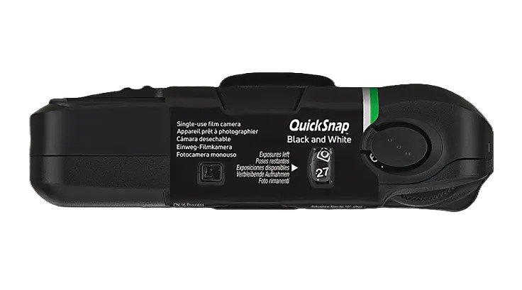 Fujifilm QuickSnap Black and White Camera - 27 Exposures
