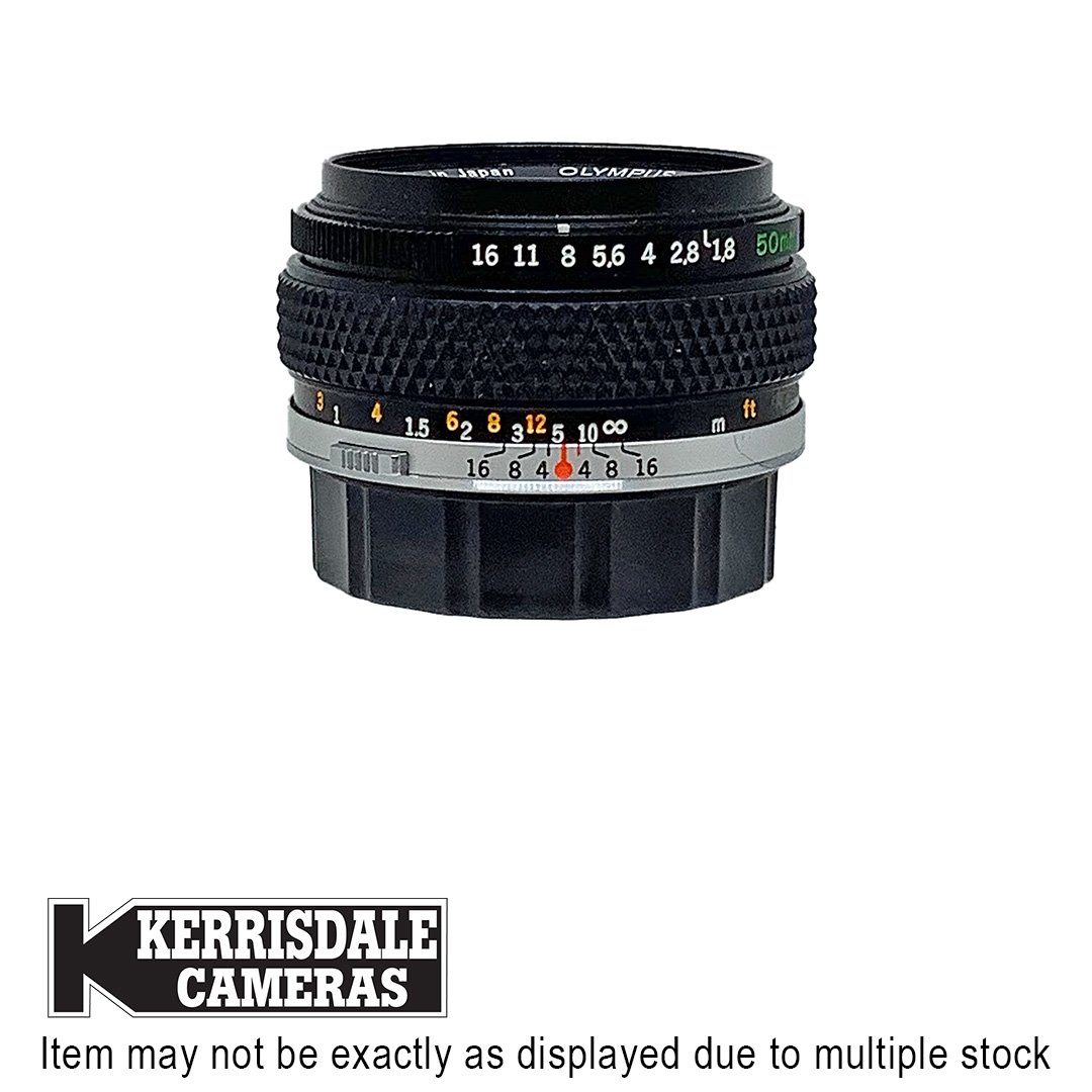 Olympus-Used 50mm F1.8 Lens (MF) - Fair Condition - Hazy - Olympus OM Mount - Used # 587.22112802X