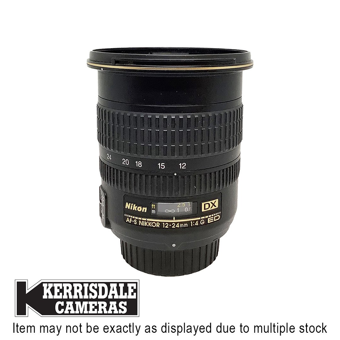 Nikon-Used 12-24mm F4 AFS Lens – Good Condition - Nikon DX Mount – Used # 587.25A1224