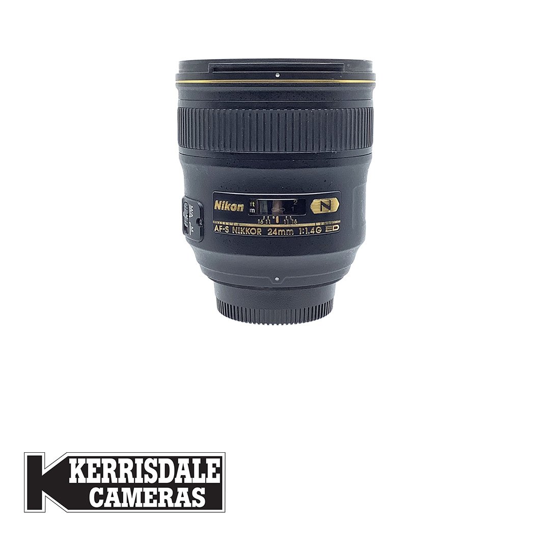 Nikon-Used 24mm F1.4 AFS G - Fair Condition - Dusty - Nikon FX Mount - Used # 587.22201103