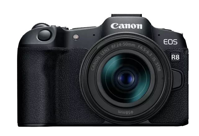 Canon EOS R8 Mirrorless Camera with RF 24-50mm F4.5-6.3 IS STM Lens