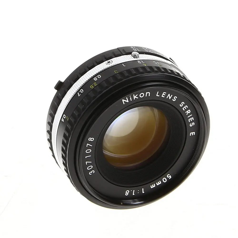 Nikon 50mm f/1.8 Series E AIS Manual Focus used