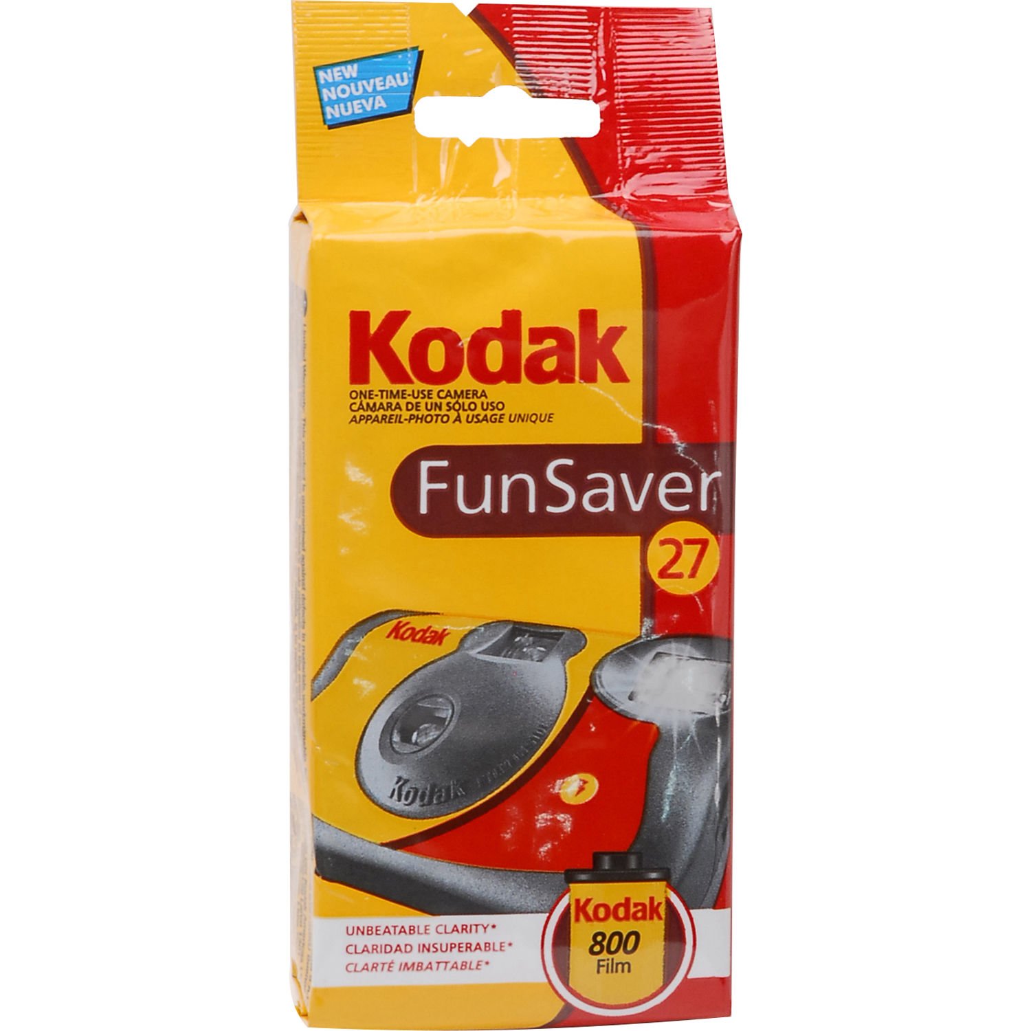 Kodak FunSaver Single Use Camera - 27 Exposures - Biggs Camera
